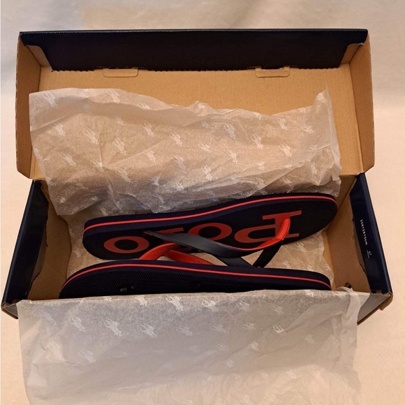 Men's sz 9/10 Polo Ralph Lauren Flip Flops - Picture 9 of 9